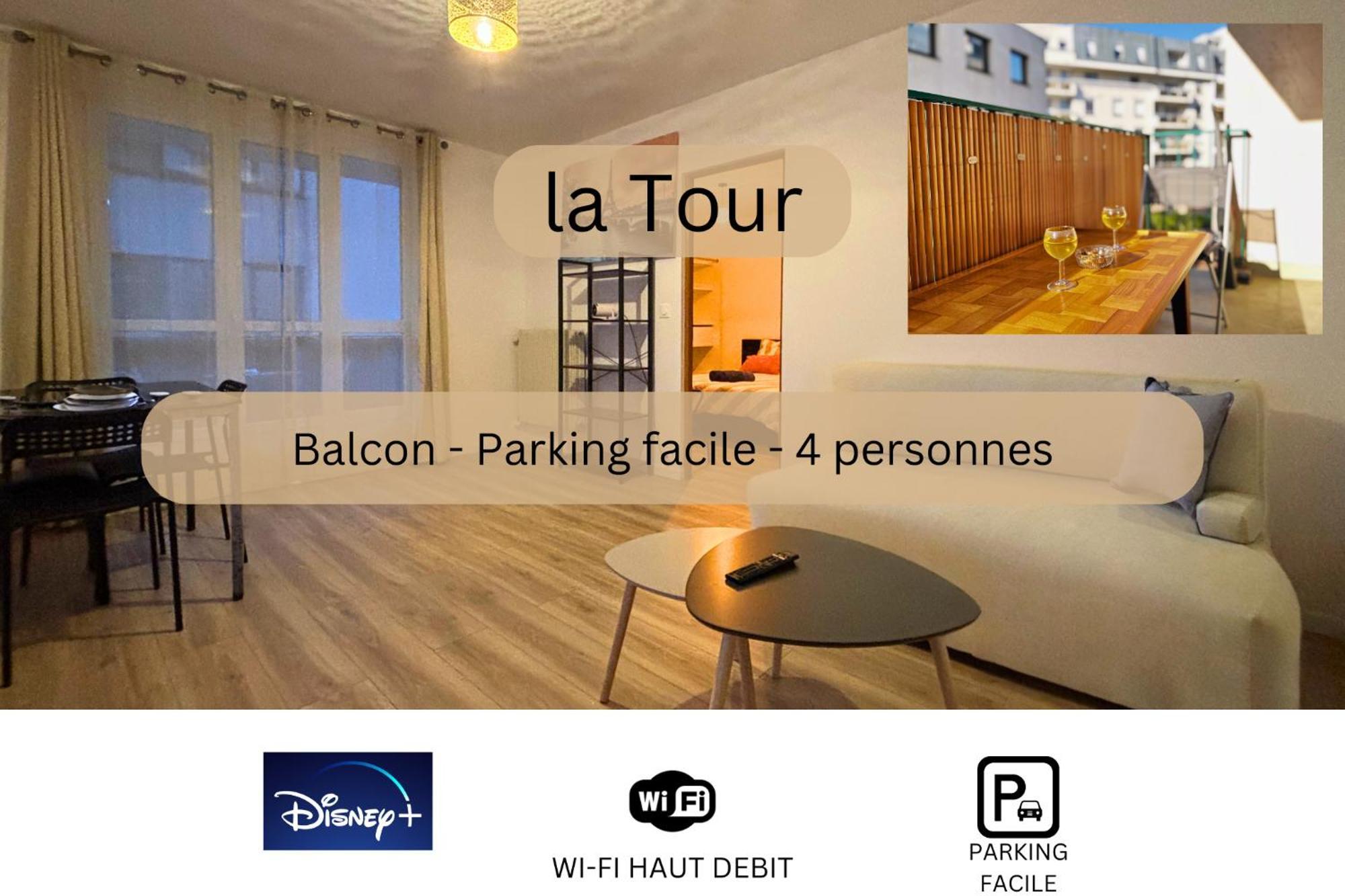 La Tour - Tout Confort - Hypercentre - Balcon #Sirdest Франконвіль Екстер'єр фото